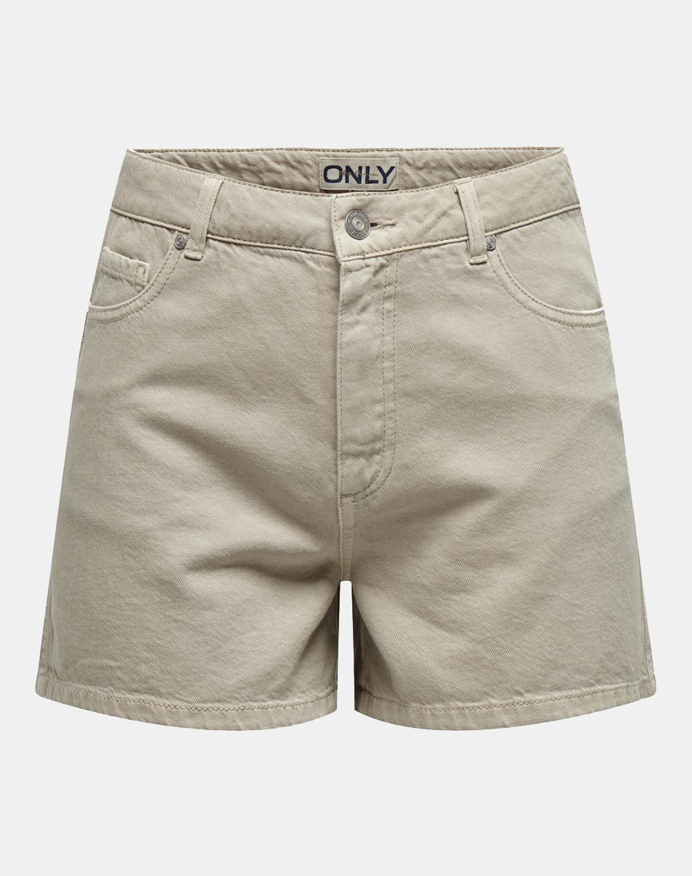 ONLY ONLJAGGER-SILLA HW MOM SHORTS PNT 15318937-Chateau Gray LightGray