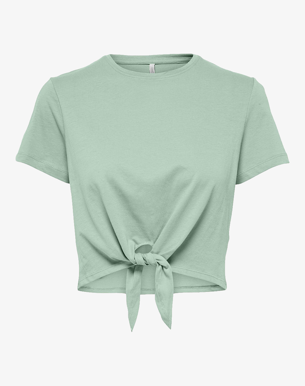ONLY ONLMAY S/S SHORT KNOT TOP BOX JRS 15257467-Subtle Green LightGreen 3810AONLY3460150_XR14583