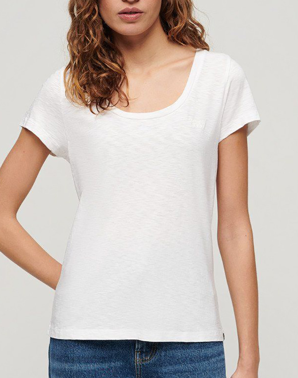 SUPERDRY D2 BOUT SCOOP NECK TEE ΜΠΛΟΥΖΑ ΓΥΝΑΙΚΕΙΟ W1011381A-01C White 3810ASUPE3400229_1929
