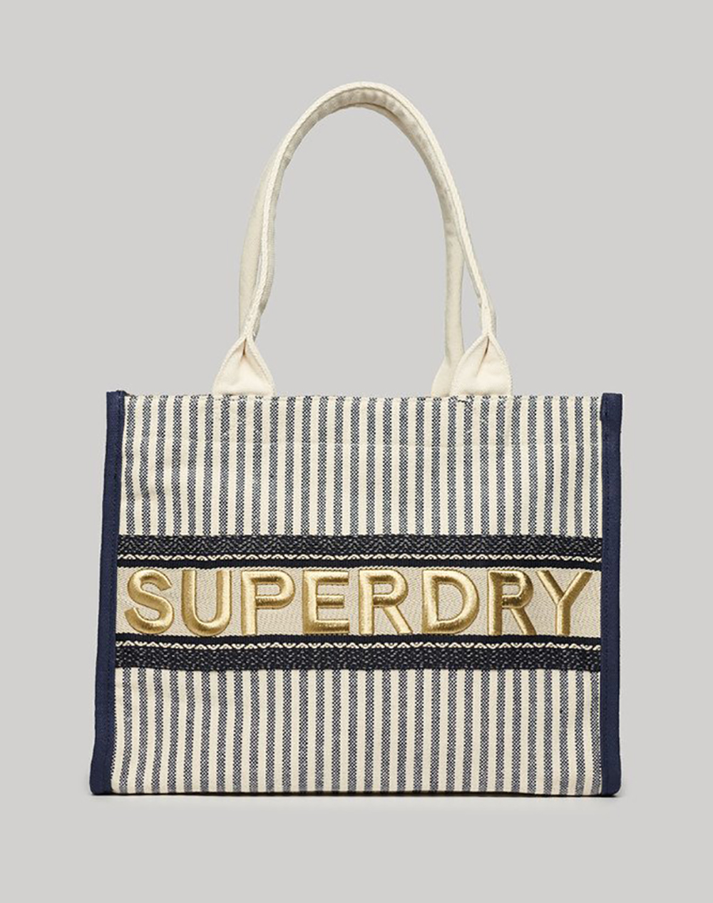 SUPERDRY D2 SDRY LUXE TOTE BAG ΤΣΑΝΤΑ ΓΥΝΑΙΚΕΙΟ (Διαστάσεις: 32 x 38 x 15 εκ) W9110381A-JKC NavyBlue