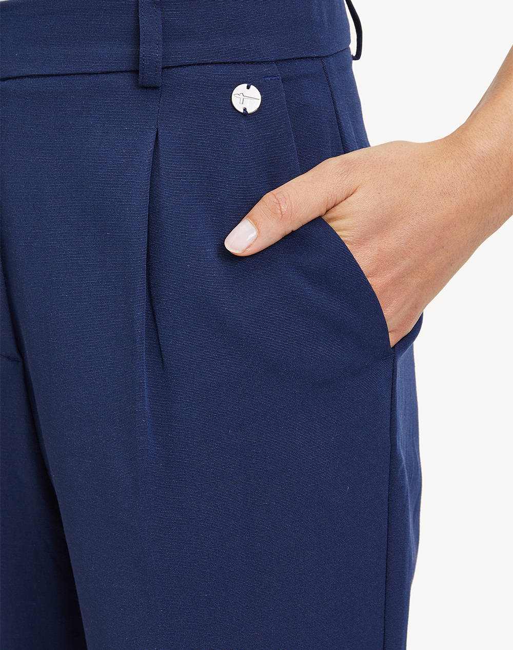 TAMARIS COMISO Cropped tapered pants TAW0501-50004 DarkBlue φωτογραφία