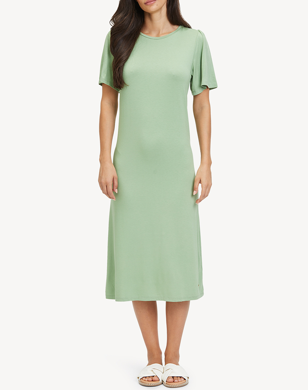 TAMARIS CLAMART Jersey Dress TAW0561-60070 Green