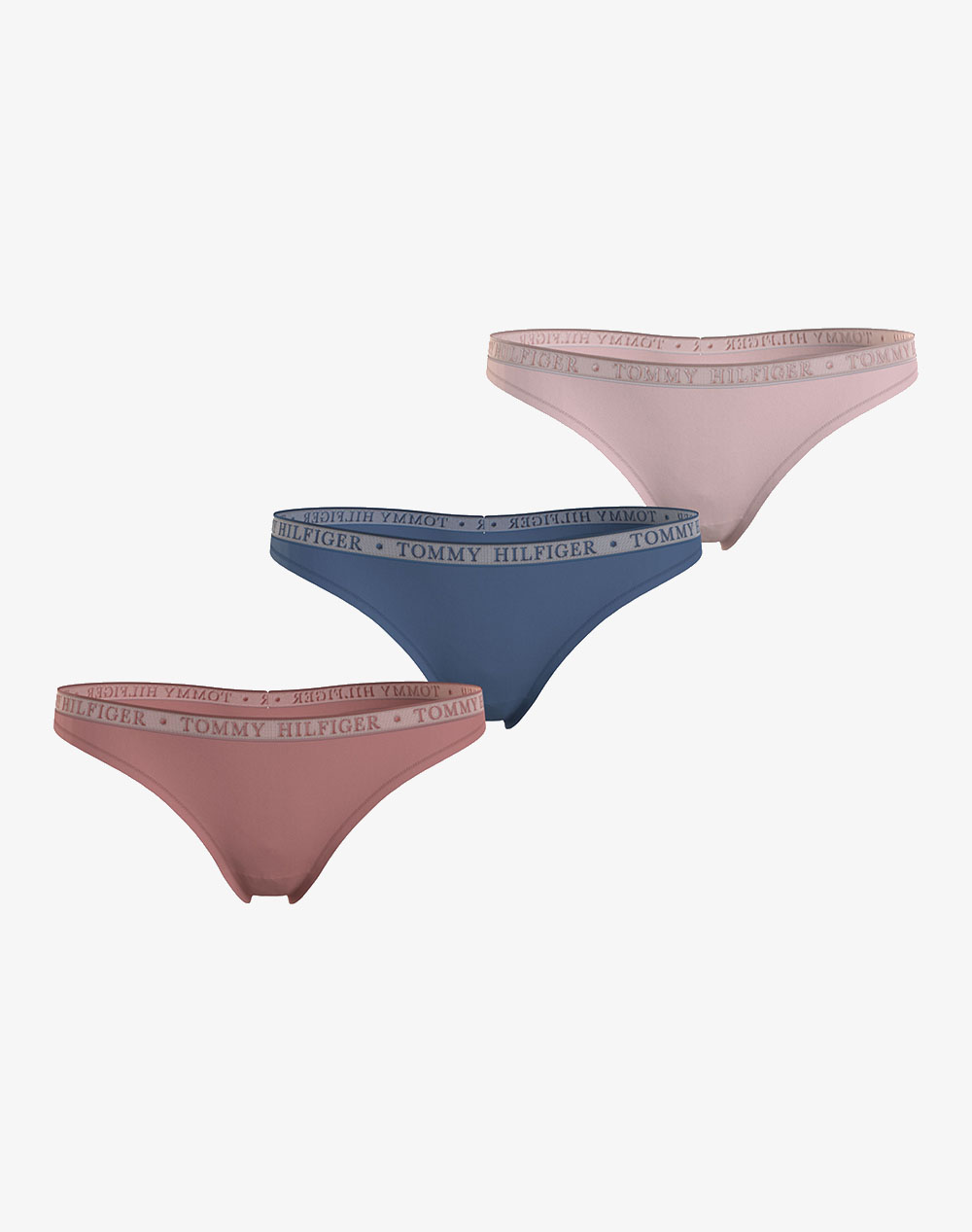TOMMY HILFIGER LACE 3P THONG (EXT SIZES) UW0UW04890-0VV Multi