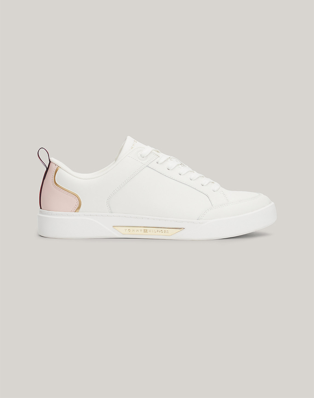 TOMMY HILFIGER SPORTY CHIC COURT SNEAKER FW0FW07814-0LA OffWhite