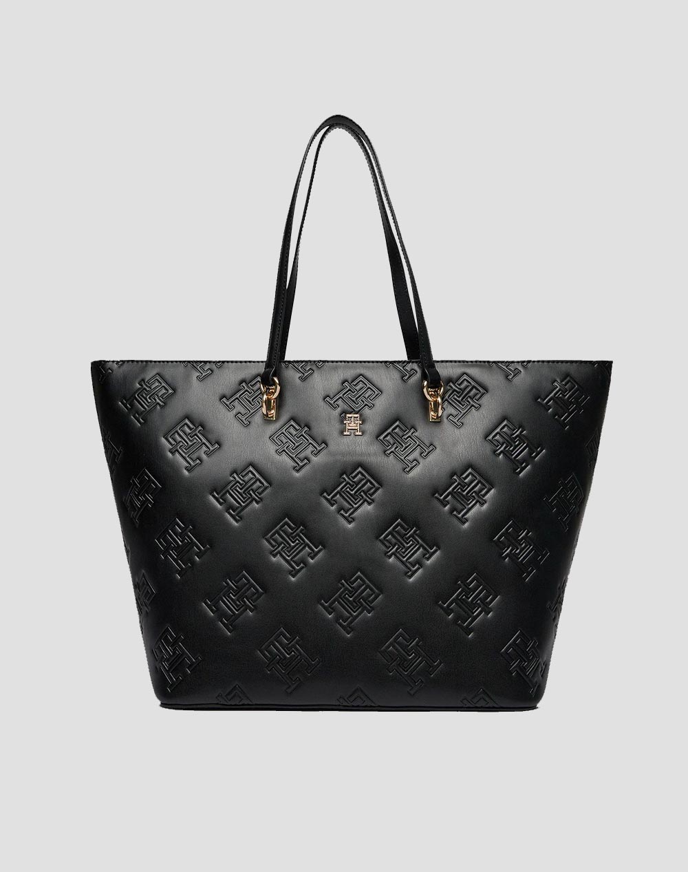 TOMMY HILFIGER TH REFINED TOTE MONO (Διαστάσεις: 50 x 30 x 20 εκ) AW0AW15726-BDS Black