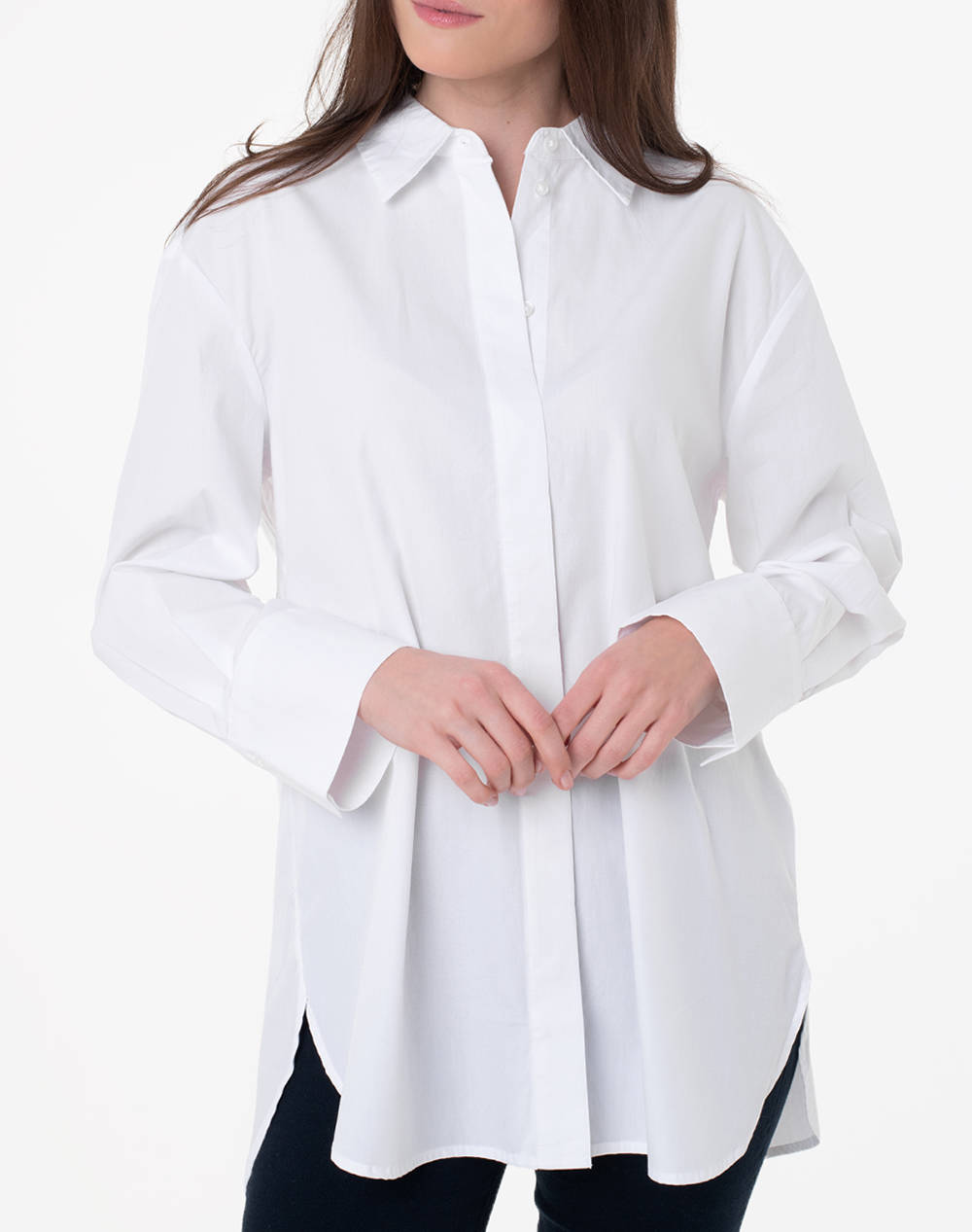 TOM TAILOR SOLID BLOUSE SHIRT ΠΟΥΚΑΜΙΣΟ ΓΥΝΑΙΚΕΙΟ 10403150-20000 White