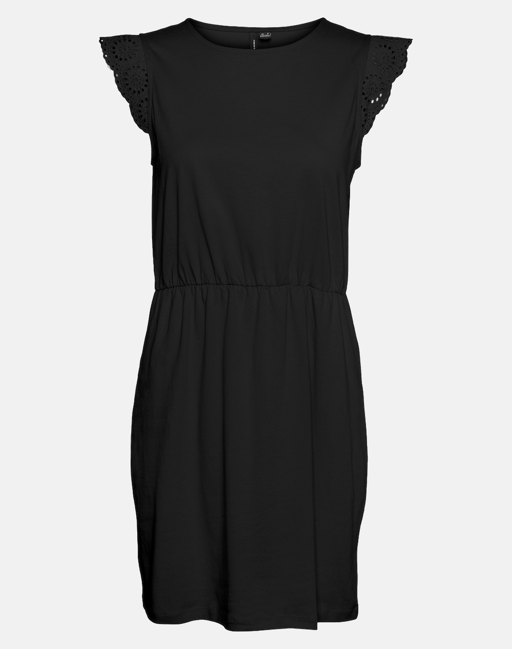 VERO MODA VMEMILY SL GATHERING DRESS JRS NOOS 10305216-BLACK Black