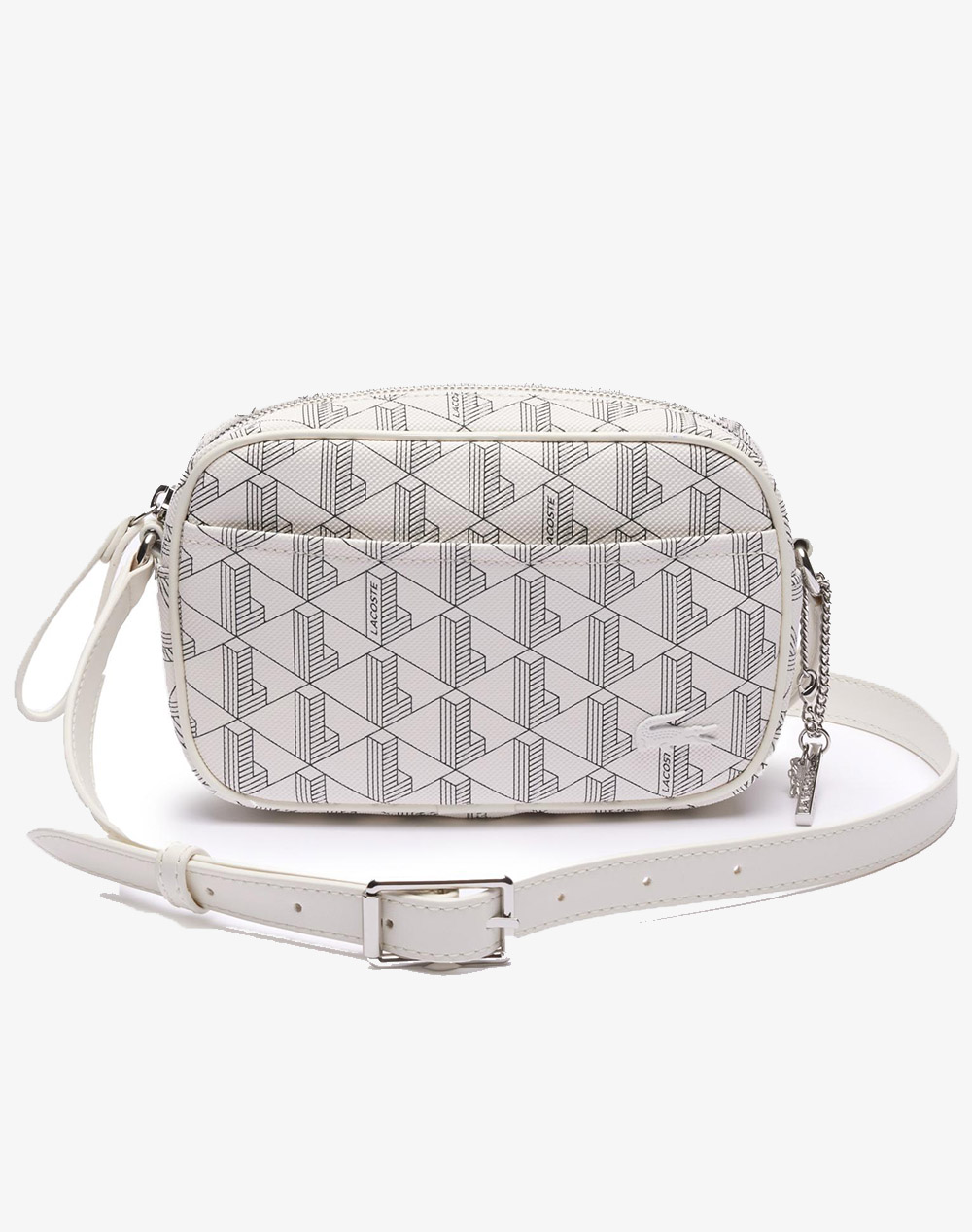 LACOSTE ΤΣΑΝΤΑ CROSSOVER BAG (Διαστάσεις: 20 x 5.5 x 13 εκ) 3NF4354DG-N06 OffWhite