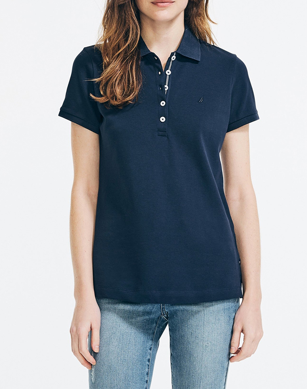 NAUTICA ΜΠΛΟΥΖΑ POLO ΚΜ S/S SOLID SS POLO 3NC93K000-4VN NavyBlue