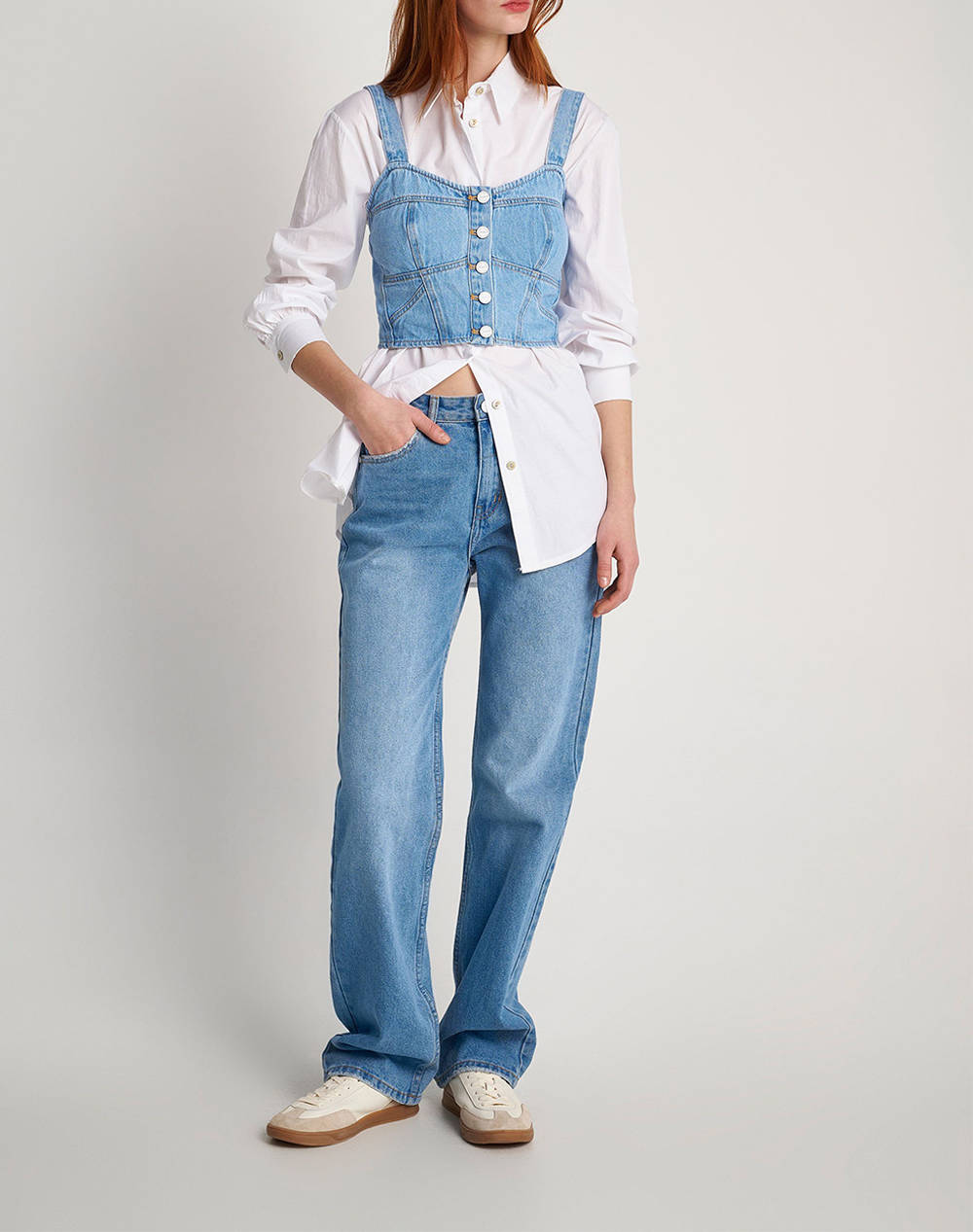 ATTRATTIVO ΜΠΟΥΣΤΟ 9918483-MPLE DenimLightBlue φωτογραφία