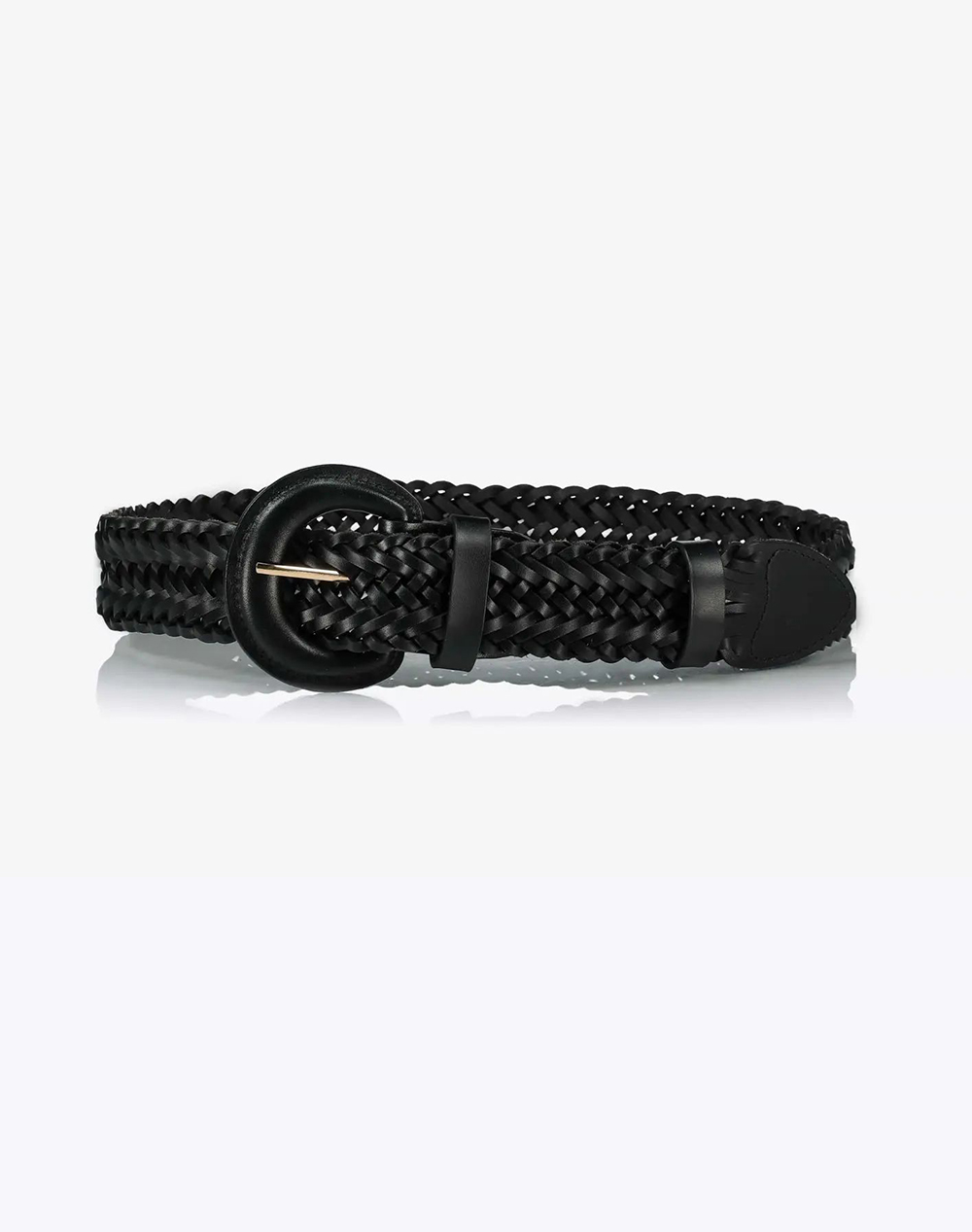 AXEL ACCESSORIES KNITTED LEATHER BELT