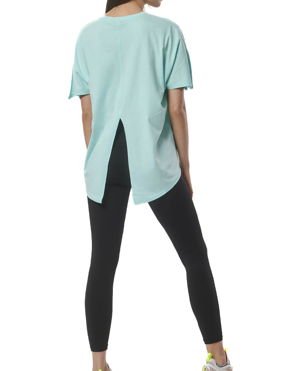 BODY ACTION WOMENS OVERSIZED TOP W/CUTS