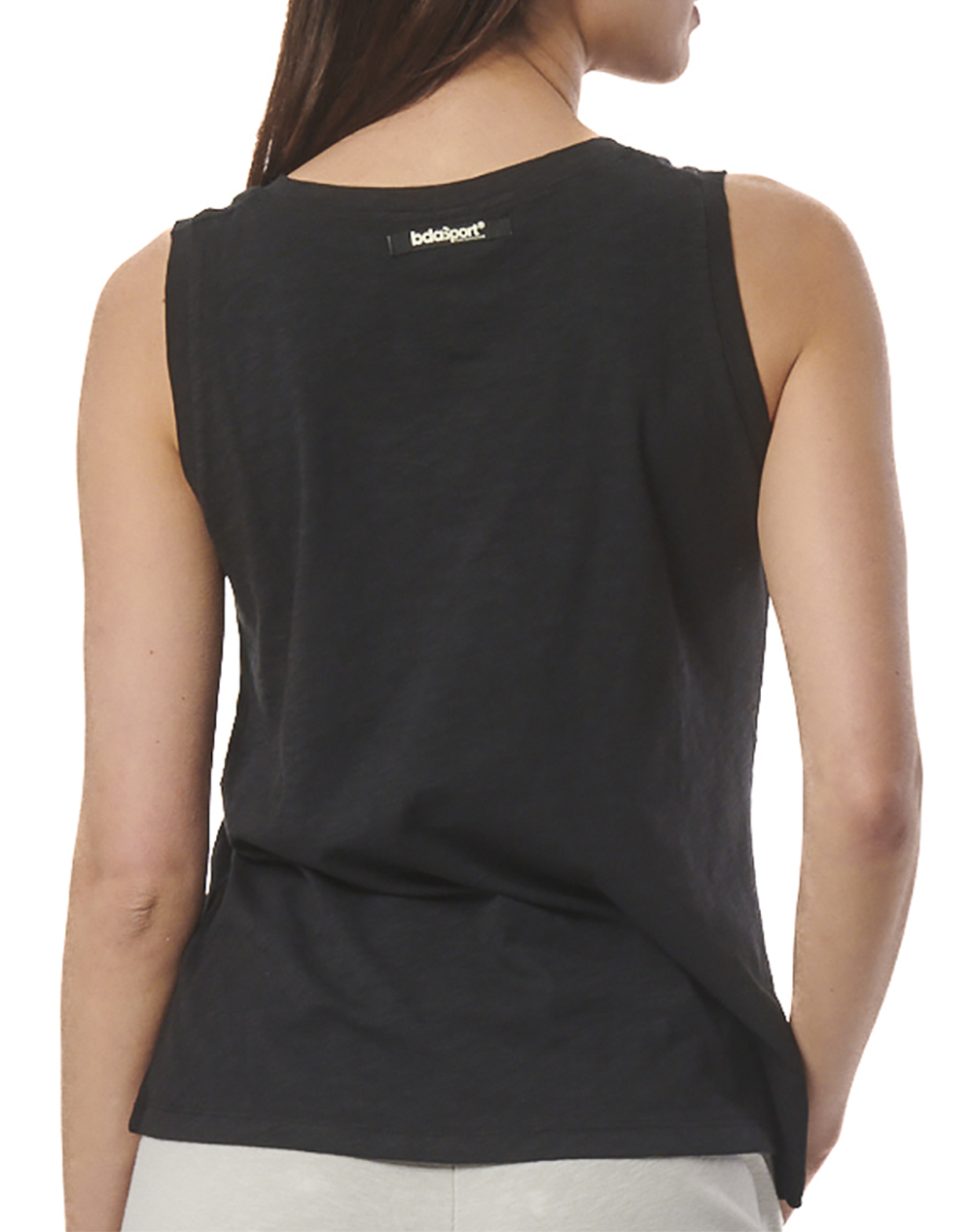 BODY ACTION WOMENS TEXTURED V-NECK TANK TOP