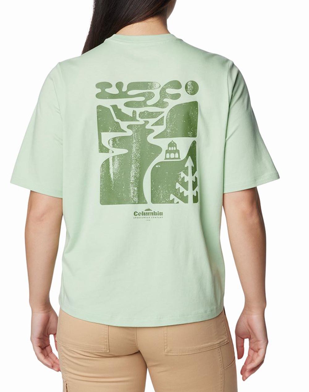 COLUMBIA Womens North Cascades™ Graphic SS Tee