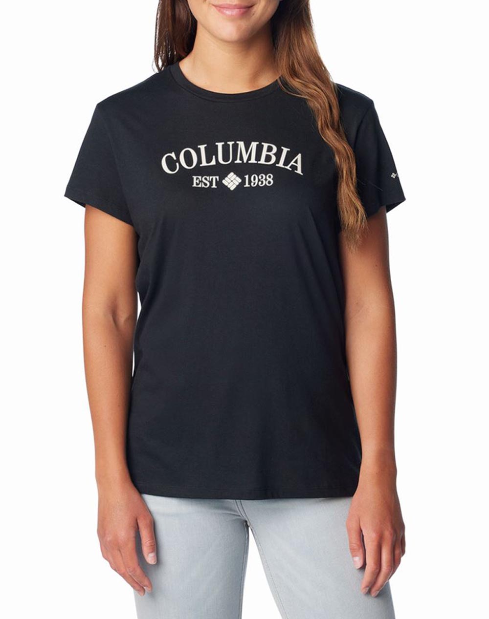 COLUMBIA Γυναικεία Μπλούζα Columbia Trek™ SS Graphic Tee CE33-1992134-014 JetBlack