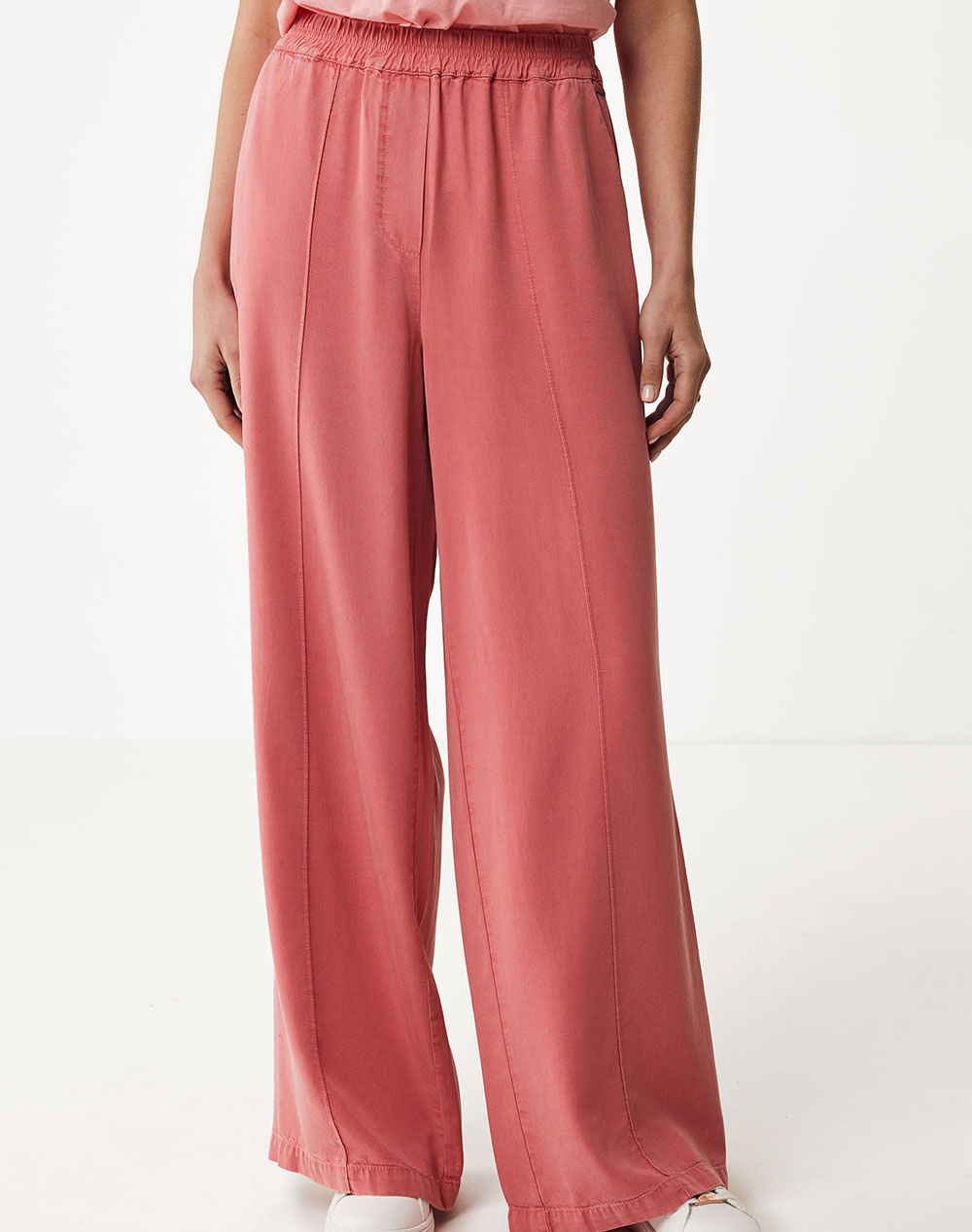 MEXX Wide leg pants with elastic waistband MF007002541W-161640 Coral