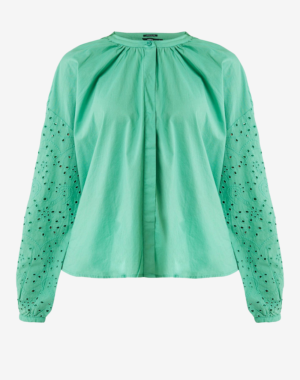 MEXX Blouse with embroidery sleeves and back MF006103041W-165930 Green