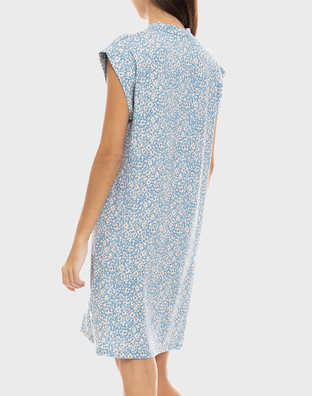 PINK LABEL NIGHTGOWN BLUE FLOWER