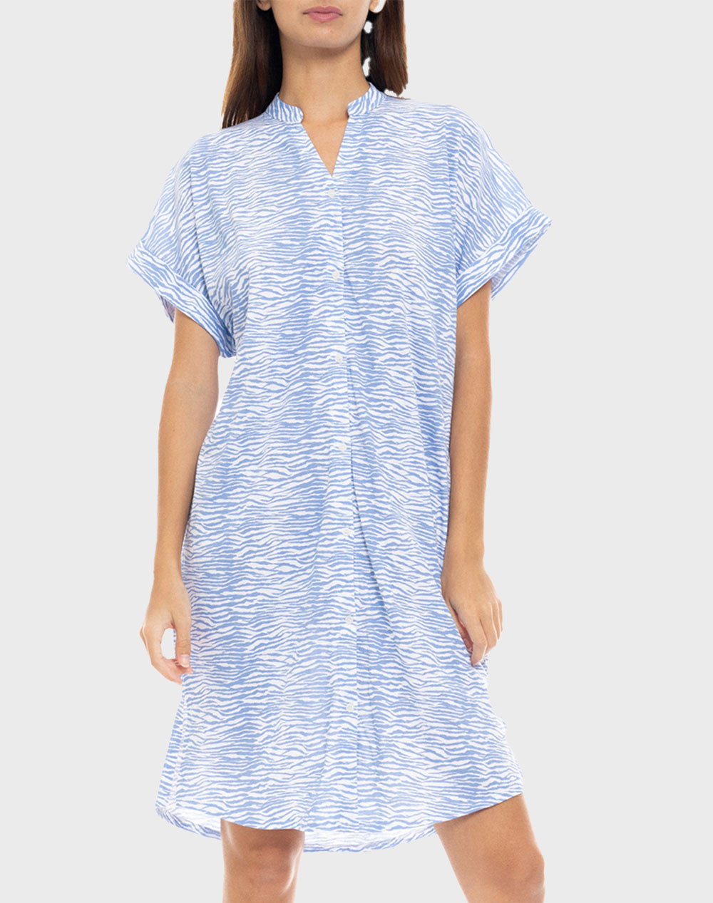 PINK LABEL NIGHTGOWN BLUE LEO