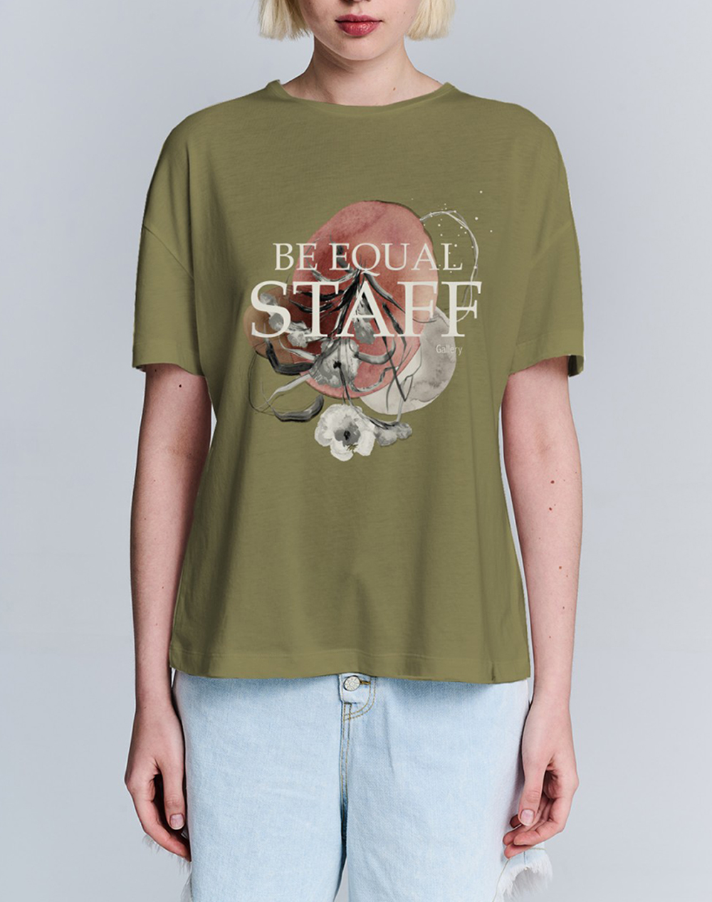 STAFF Valery t-shirt 63-007.051-Ν0093 Khaki