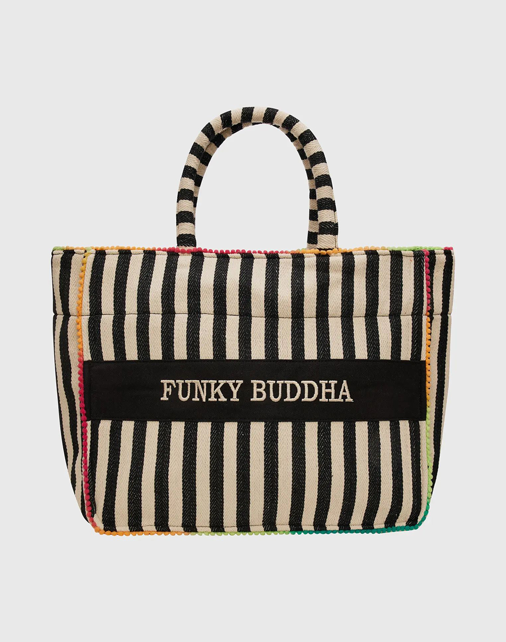 FUNKY BUDDHA Γυναικεία tote τσάντα (Διαστάσεις: 38 εκ) FBL009-175-10-BLACK Black 3810TFUNK6200040_2813
