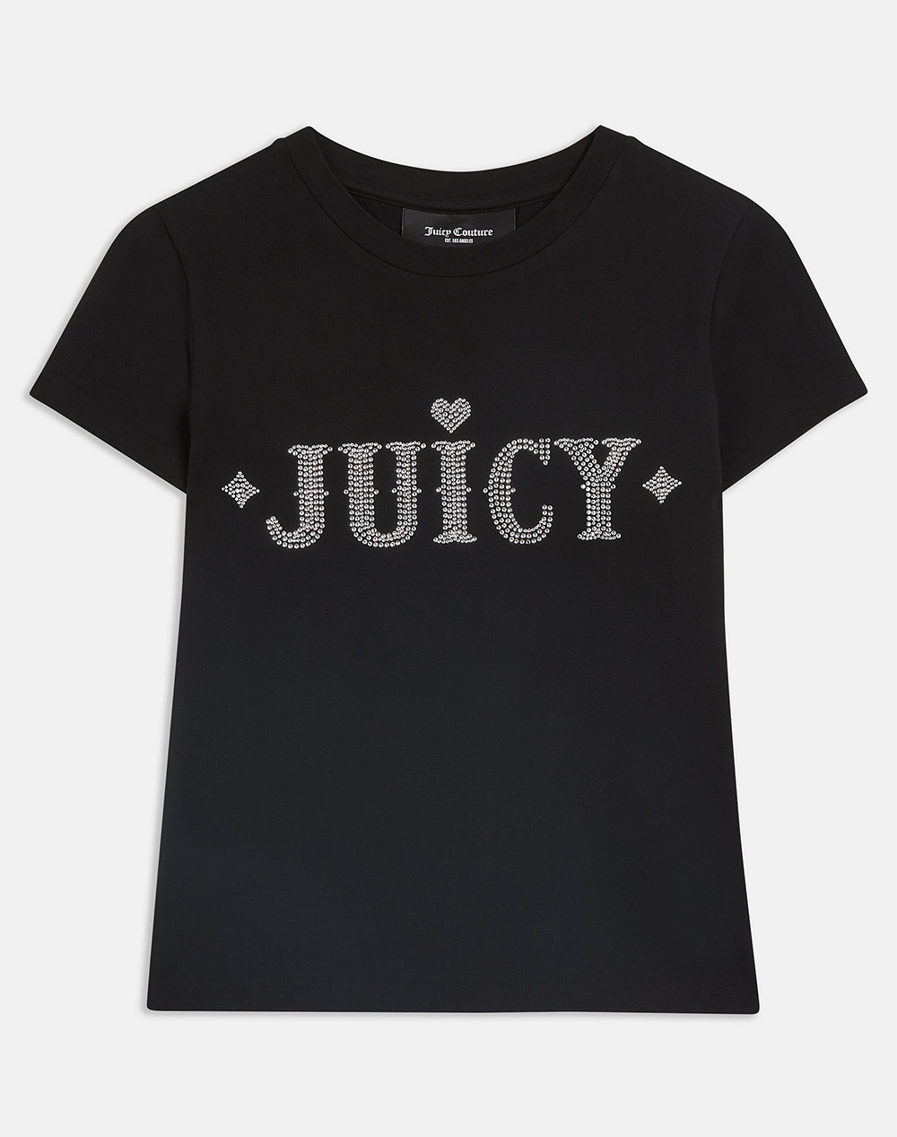 JUICY COUTURE RYDER RODEO FITTED T-SHIRT JCBCT223826-101 Black 3810TJUIC3400092_XR00047