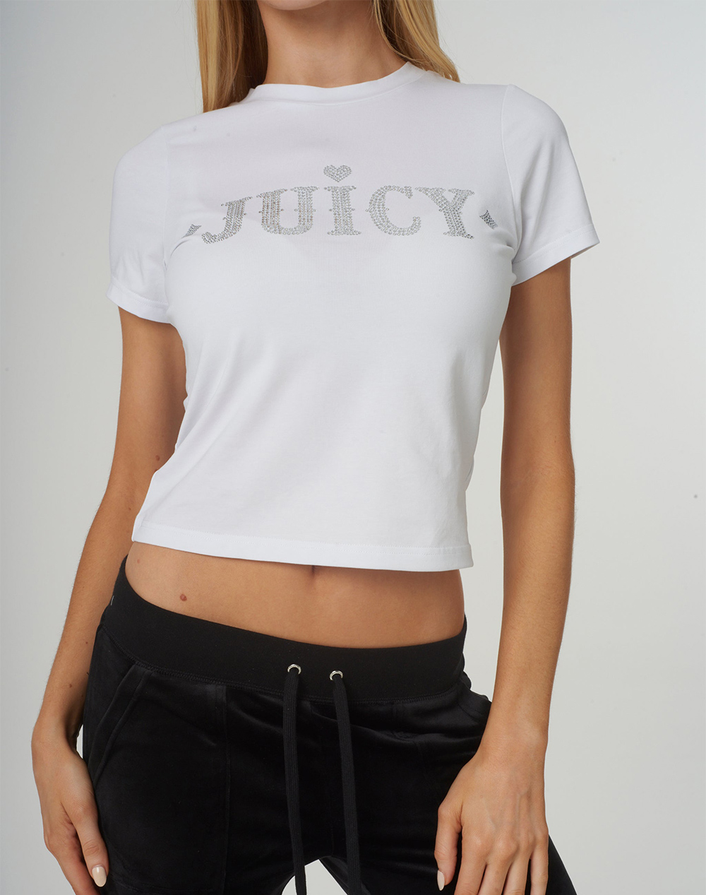 JUICY COUTURE RYDER RODEO FITTED T-SHIRT JCBCT223826-117 White