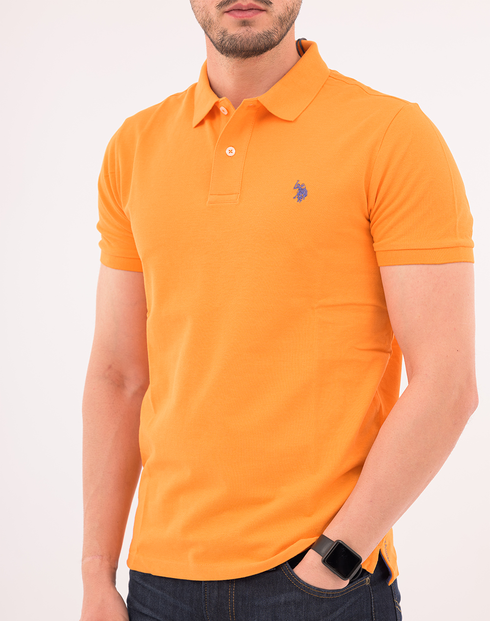 US POLO ASSN KING 41029 EHPD POLO PACK OF 400 ΜΠΛΟΥΖΑ ΑΝΔΡΙΚΟ 6735541029P400-215 Orange