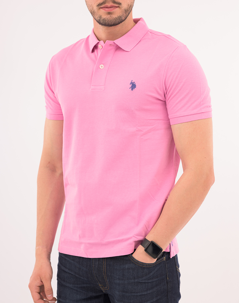 US POLO ASSN KING 41029 EHPD POLO PACK OF 400 ΜΠΛΟΥΖΑ ΑΝΔΡΙΚΟ 6735541029P400-305 Pink 3820A0USP3400003_XR29000