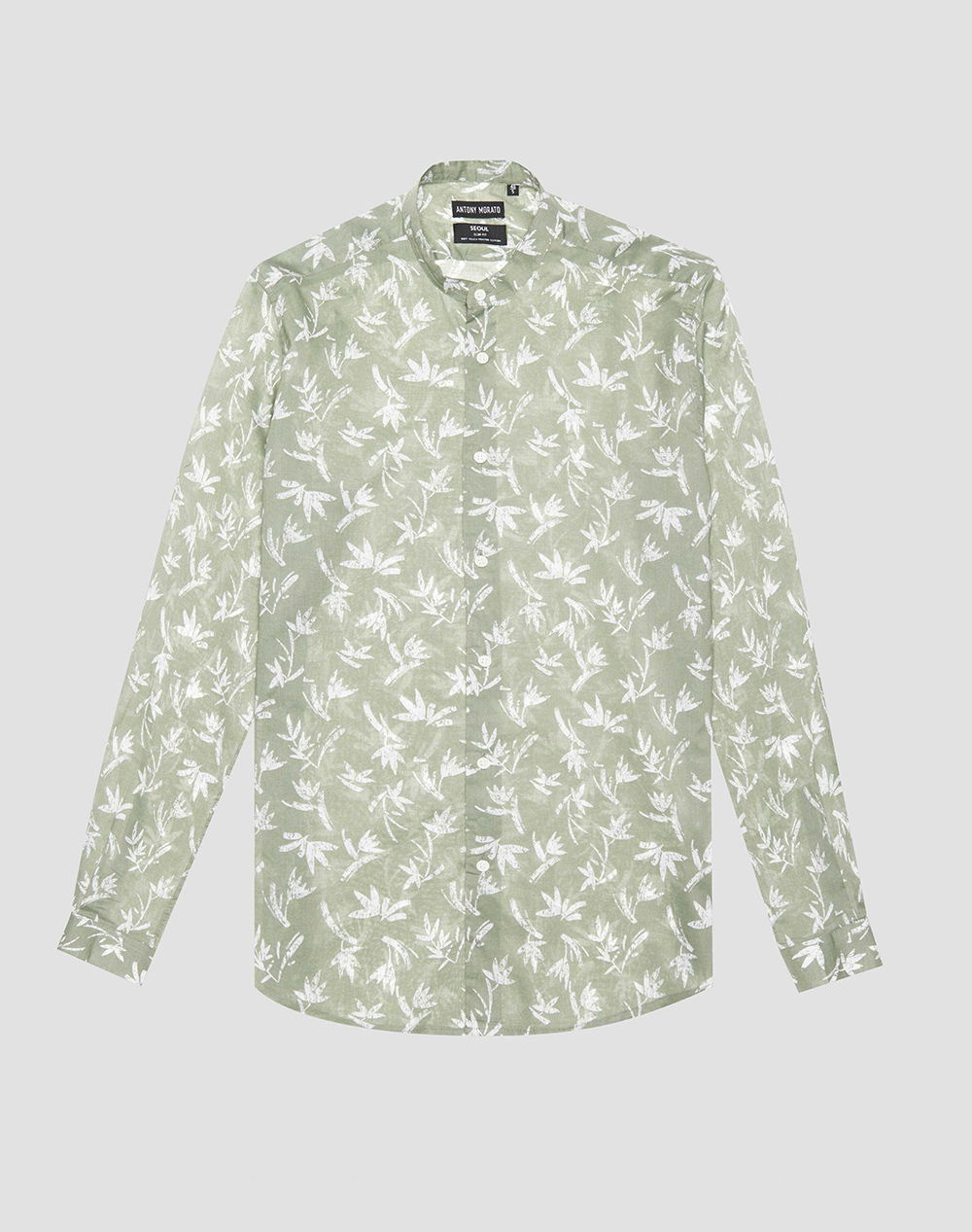 ANTONY MORATO MMSL00631FA430609 SHIRT SEOUL SLIM FIT IN SOFT TOUCH PRINTED COTTON FABRIC MENS SHIRT