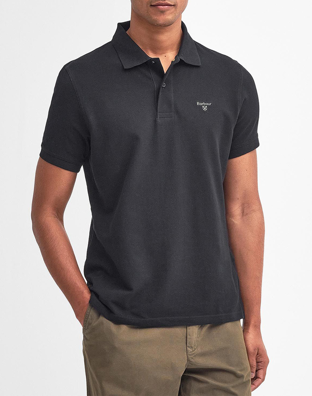 BARBOUR BARBOUR LIGHTWEIGHT SPORTS POLO ΜΠΛΟΥΖΑ POLO MML1367-BRBK31.2 Black 3820ABARB3410029_XR28556