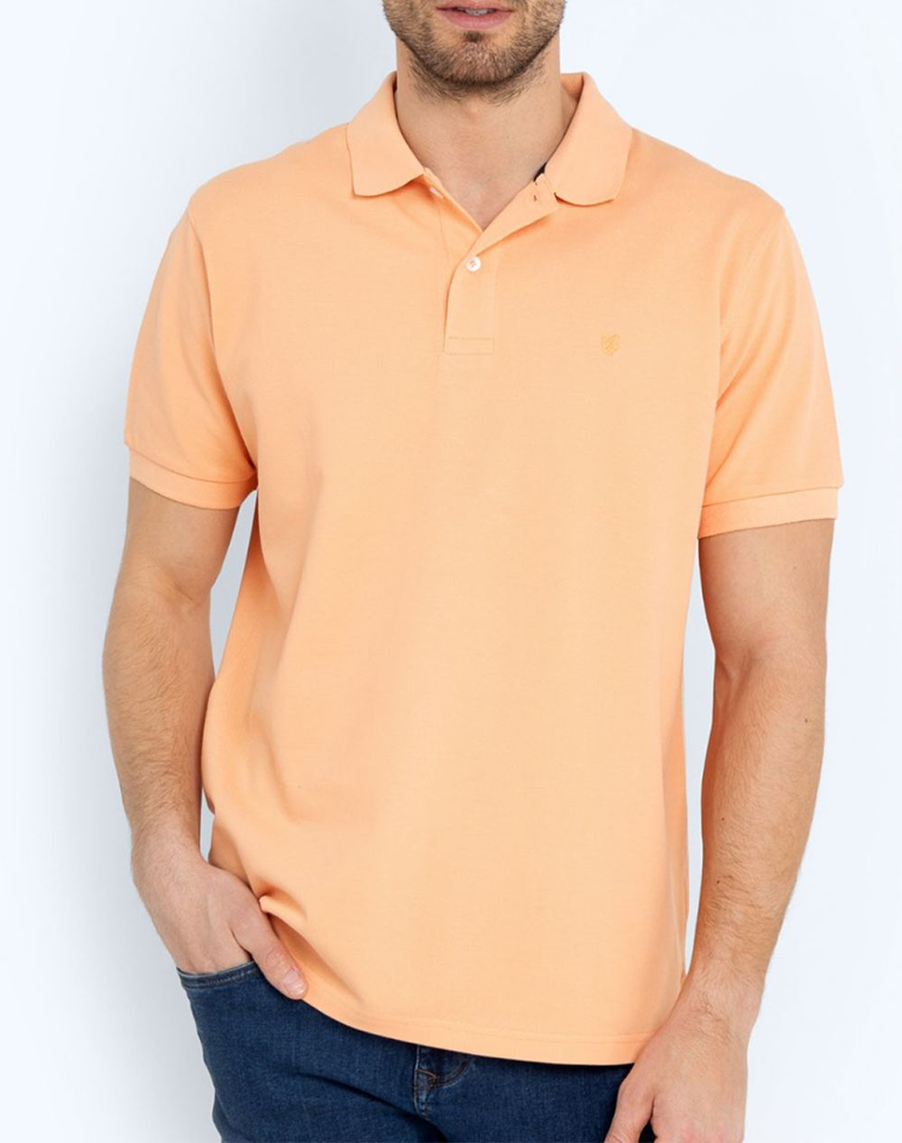 THE BOSTONIANS ΜΠΛΟΥΖΑ POLO PIQUE REGULAR FIT 3PS0001-SALMON Coral