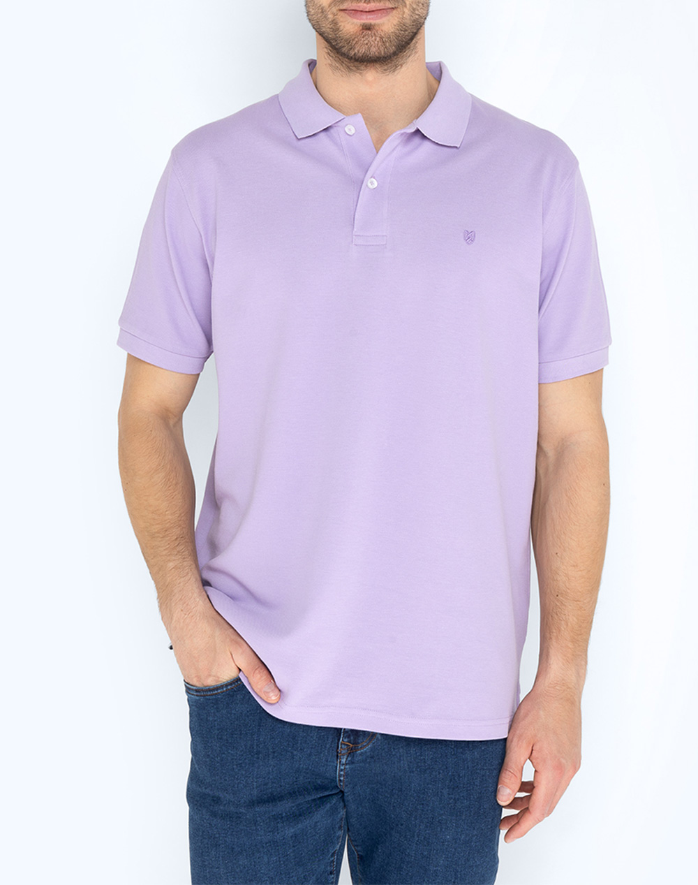 THE BOSTONIANS ΜΠΛΟΥΖΑ POLO PIQUE REGULAR FIT 3PS0001-LILAC Lilac 3820ABOST3410092_90880