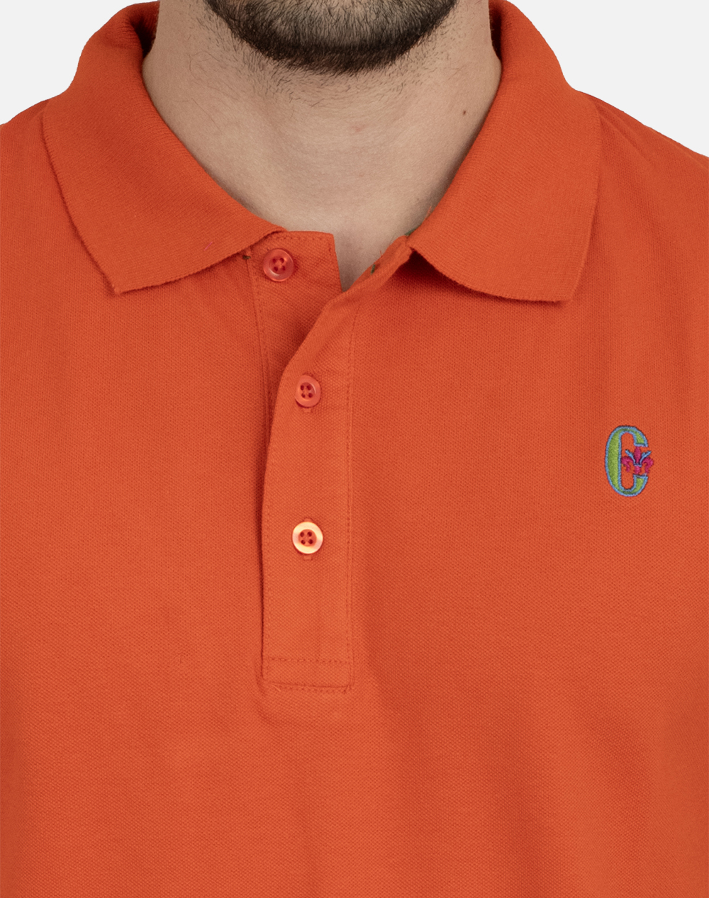 CONTE OF FLORENCE POLO VALLETTA 6552018U-696 Orange φωτογραφία