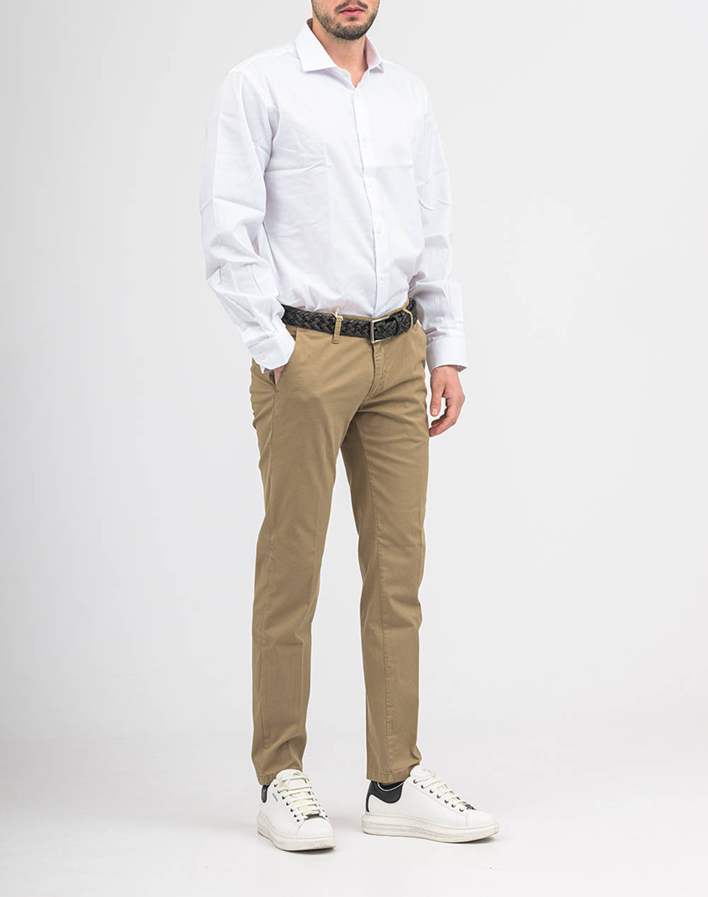 Four Ten Chino T910124080-00043 Sandybrown ανδρικά ρούχα παντελόνια Chinos Politikos Shop Πολιτικός