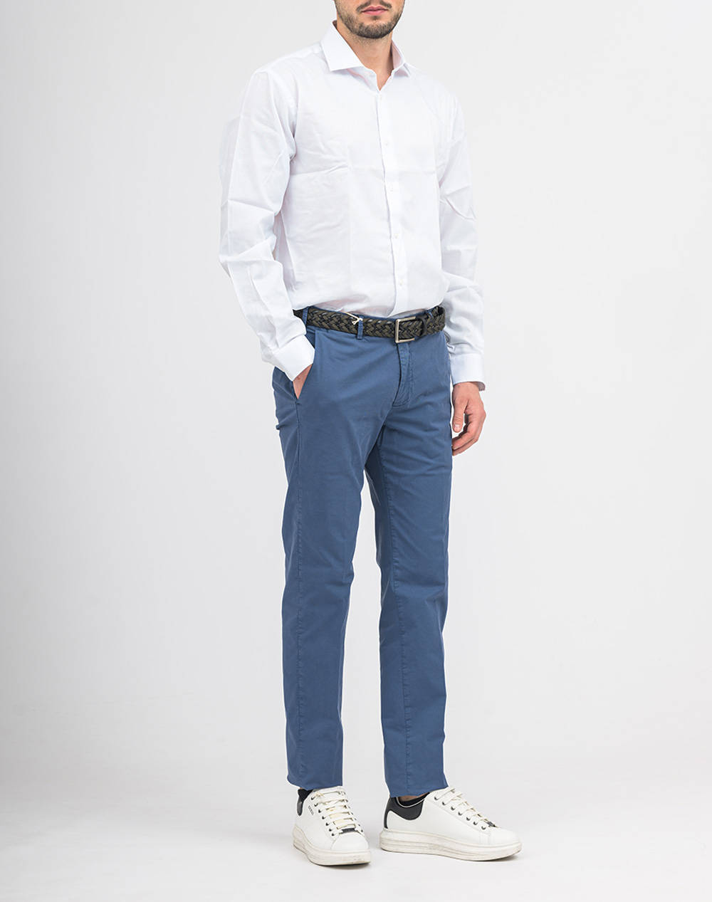FOUR TEN CHINO T926124049-00061 Indigo φωτογραφία