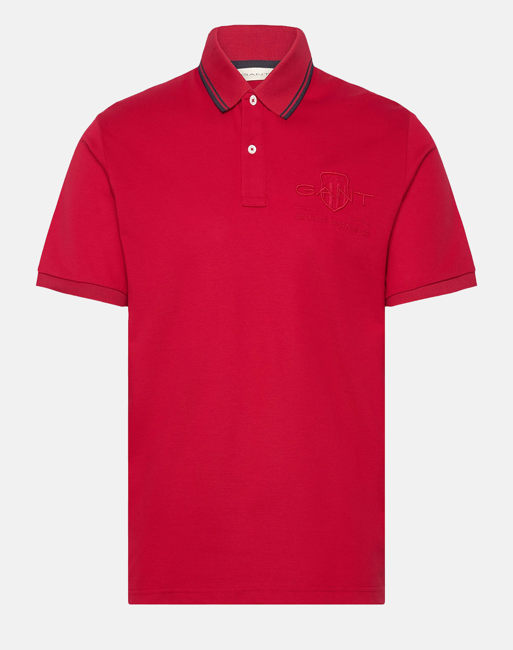 GANT ΜΠΛΟΥΖΑ ΚΜ CONTRAST TIPPING SS PIQUE POLO 3G2013039630 Red