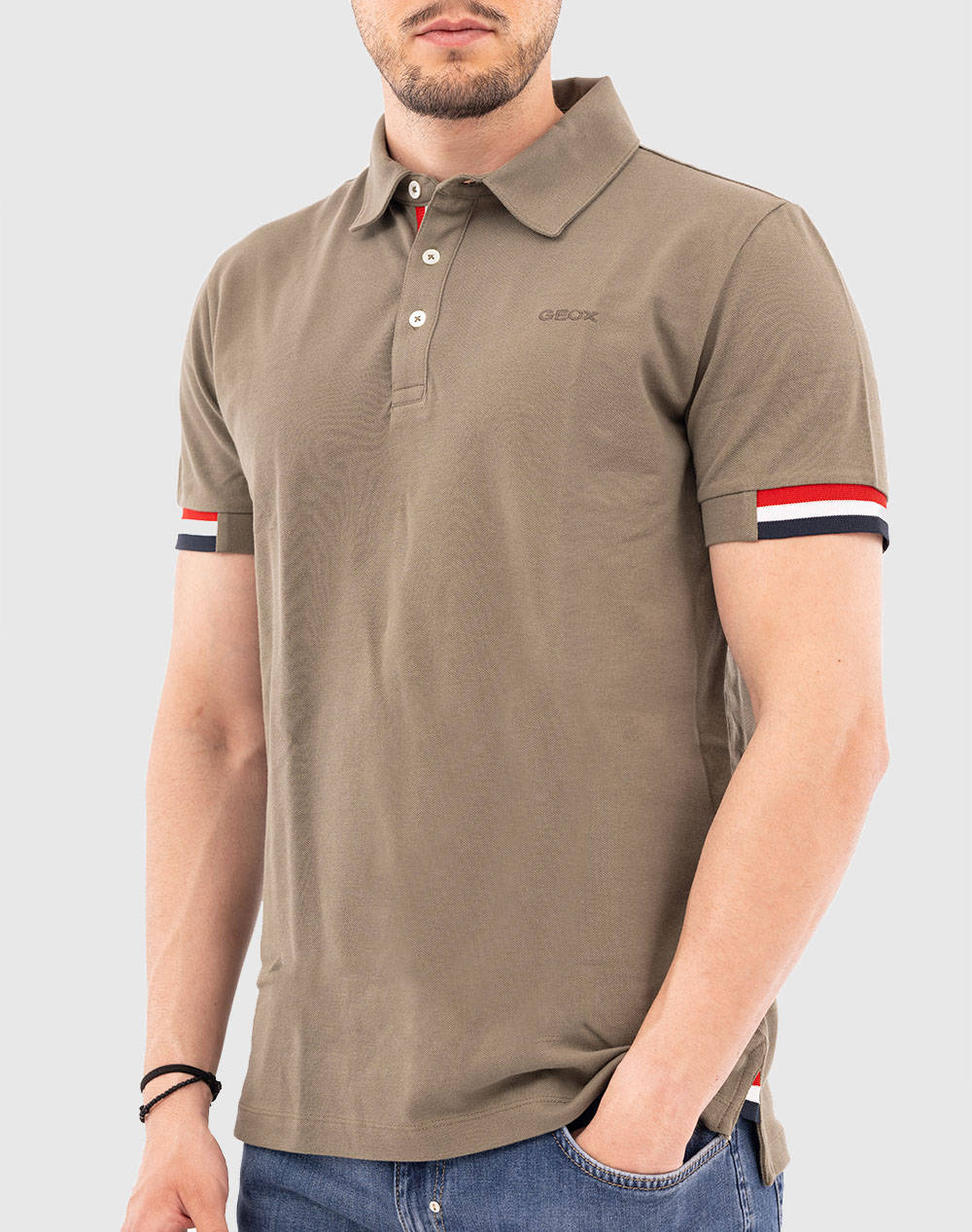 GEOX M POLO M4510LT2649F3408-F3408 Olive