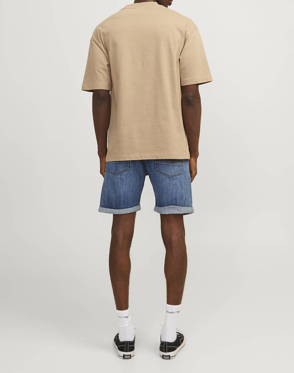 JACK&JONES JJICHRIS JJWOOD SHORTS GE 415 SN 12249092-BLUE DENIM DenimBlue φωτογραφία