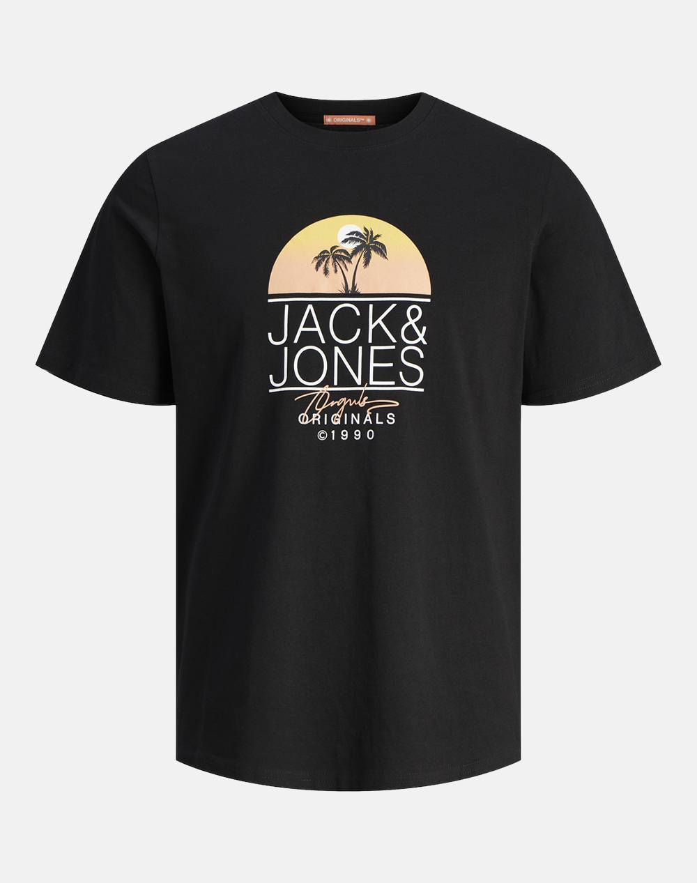 JACK&JONES JORCASEY TEE SS CREW NECK LN 12255238-BLACK Black
