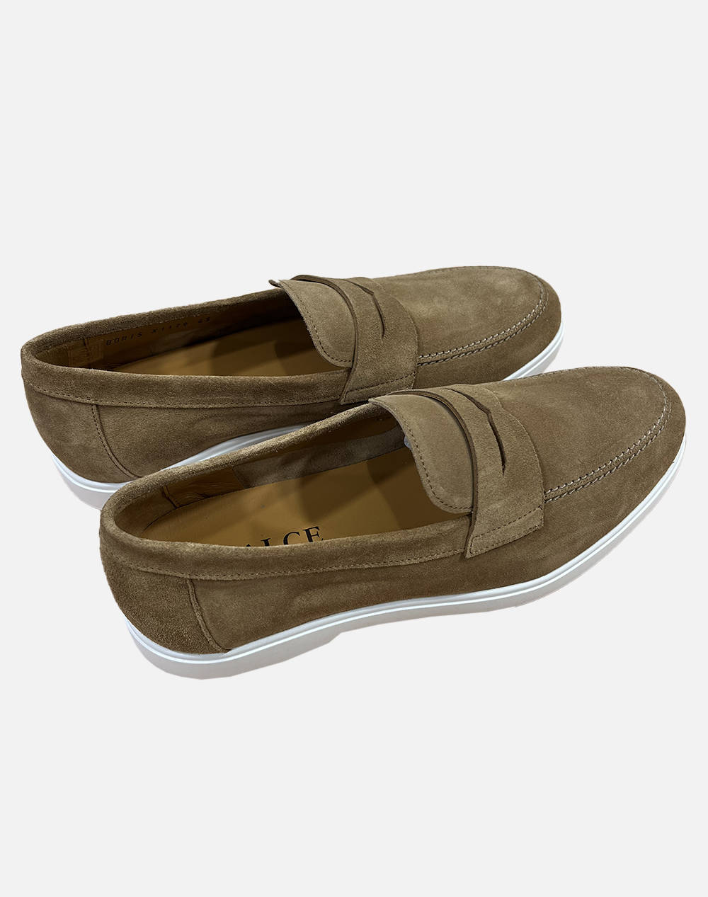 JUAN LACARCEL CALCE SLIP ON X1179-TABACCO SandyBrown φωτογραφία