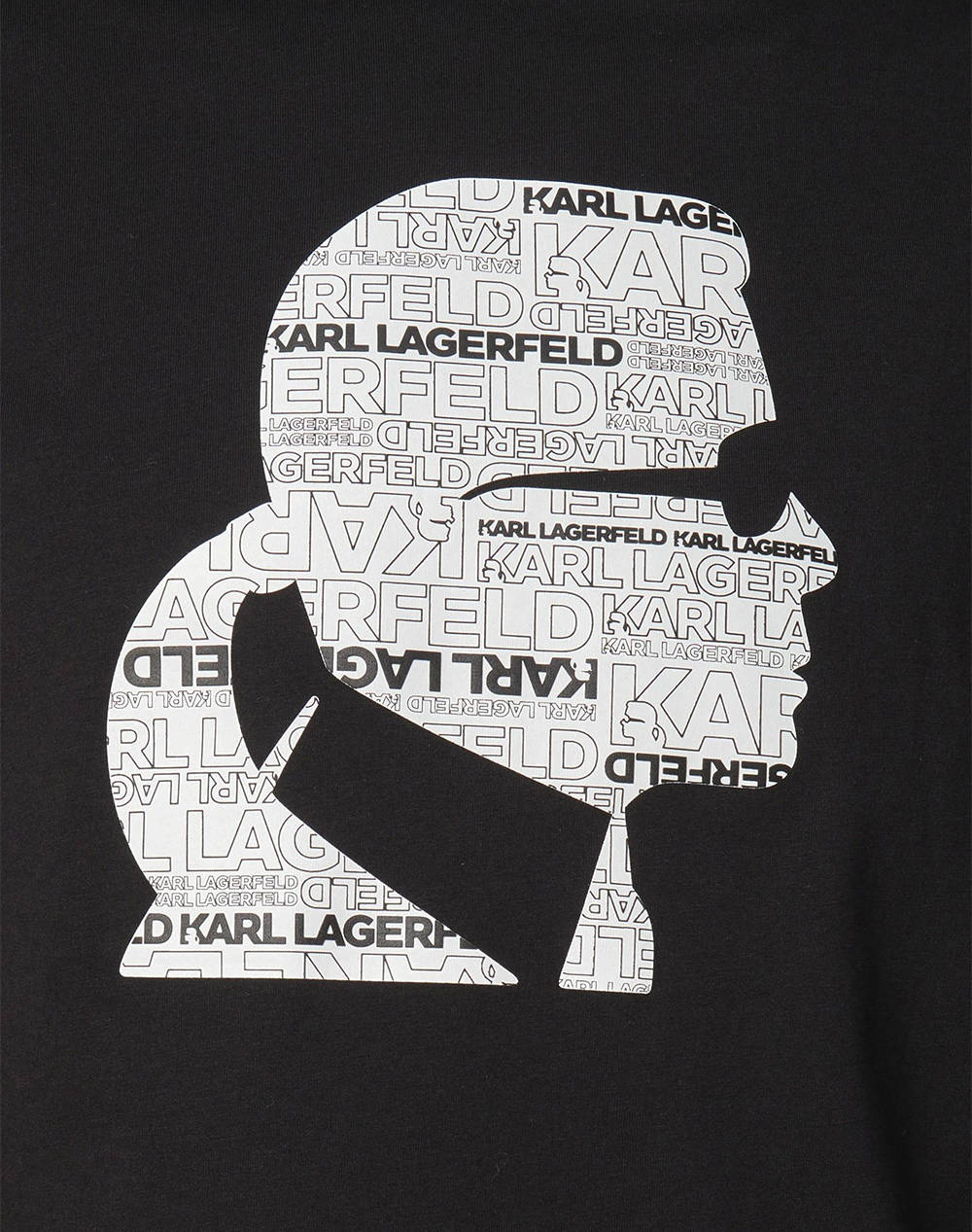 Karl Lagerfeld T-Shirt Crewneck 755423-542241-990 Black ανδρικά ρούχα μπλούζες Politikos Shop Πολιτικός