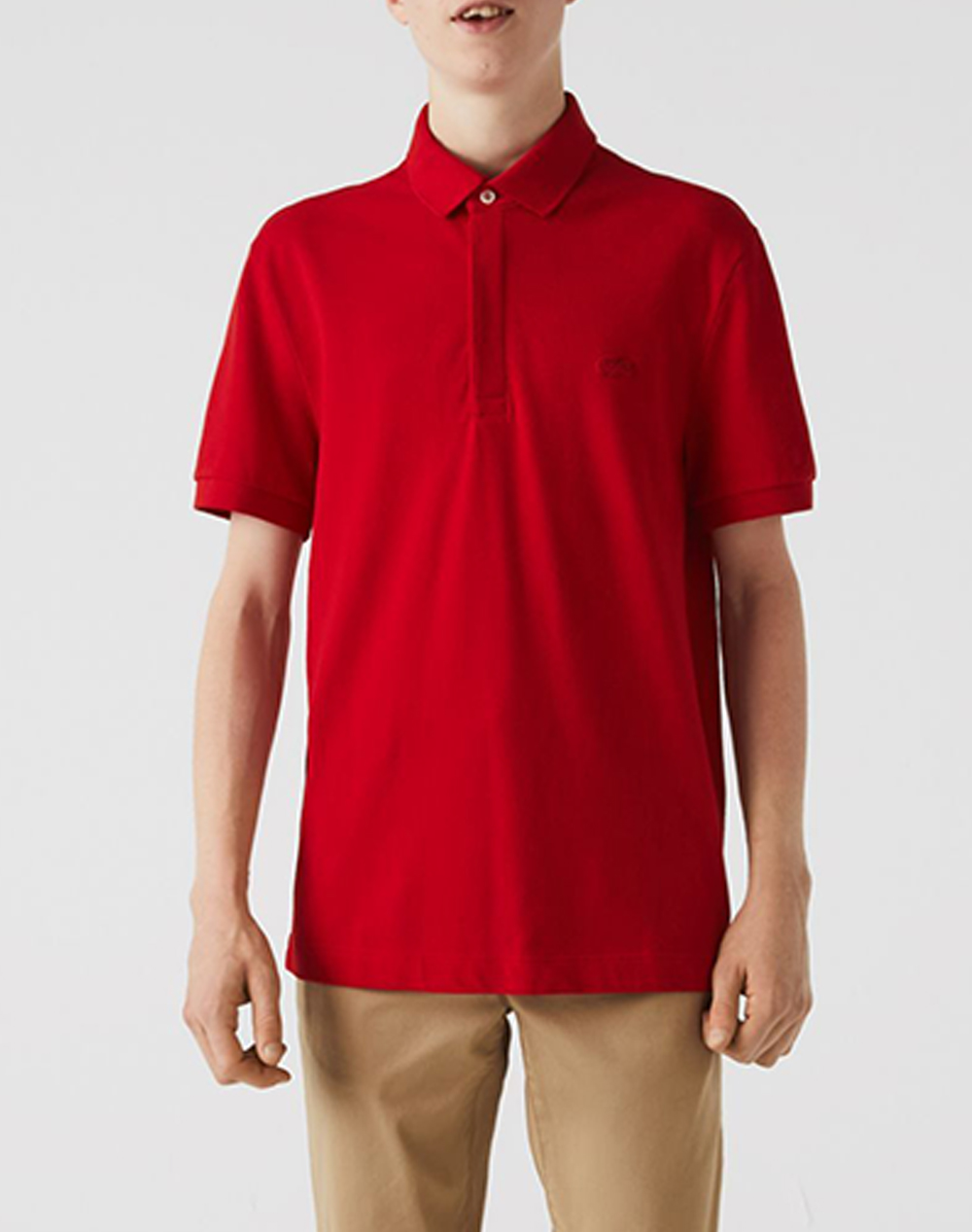 LACOSTE ΜΠΛΟΥΖΑ ΚΜ POLO SS 3PH5522-240 Red
