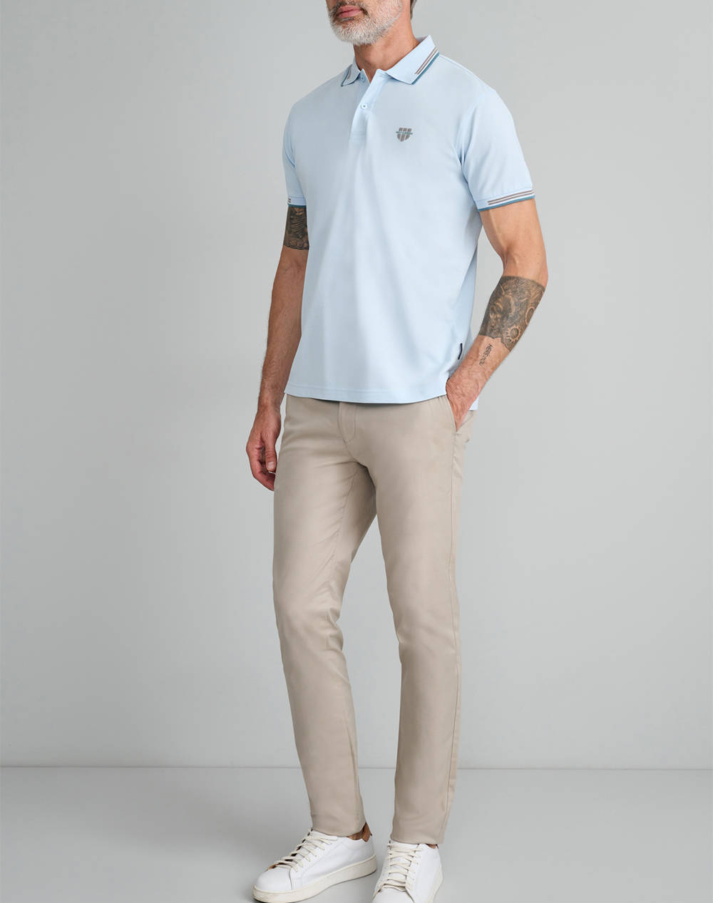 NAVY&GREEN ΠΑΝΤΕΛΟΝΙ ΑΠΙΕΤΟ 24KP.005/CH-STONE Ecru φωτογραφία