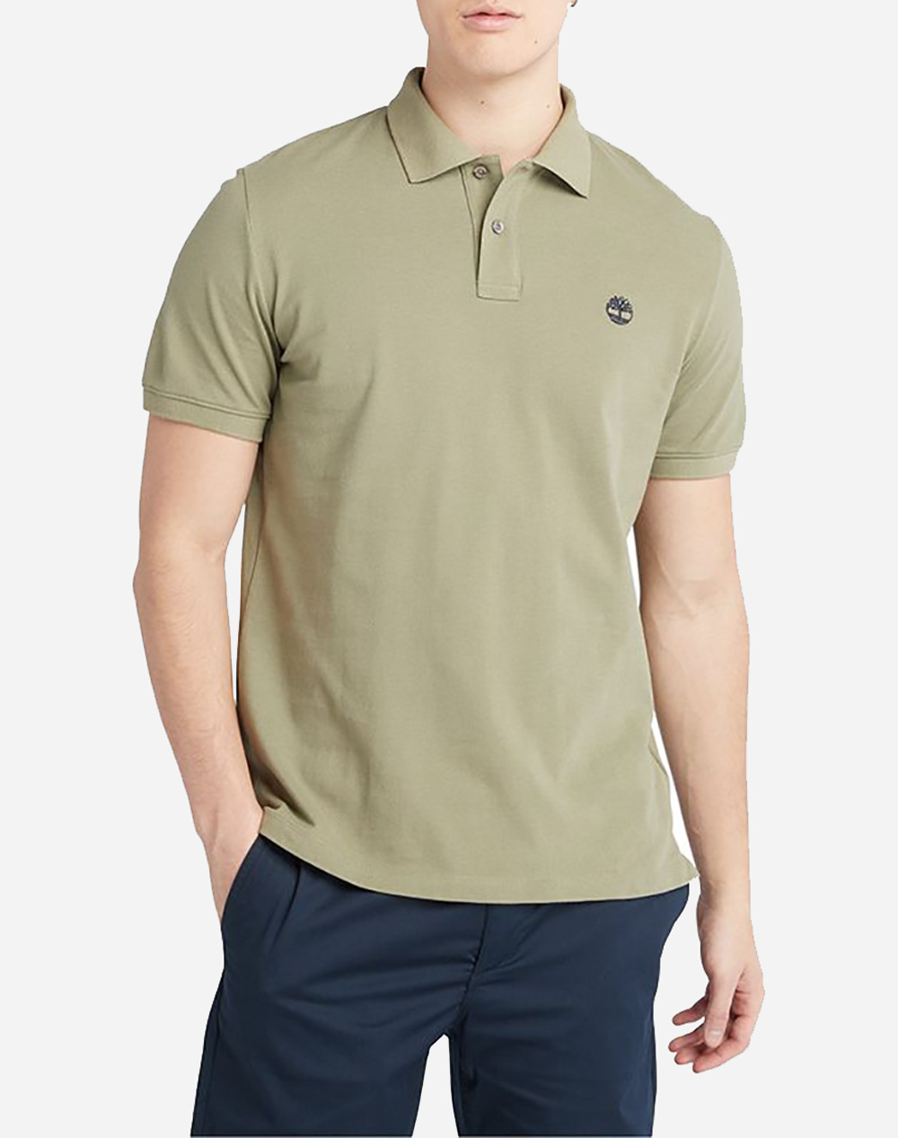 TIMBERLAND Pique Short Sleeve Polo TB0A26N4-590 Olive 3820ATIMB3400107_XR22707