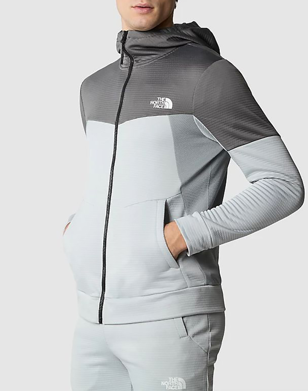 THE NORTH FACE M MA FZ FLEECE HIGH RISE NF0A87J5-NFXIW Gray