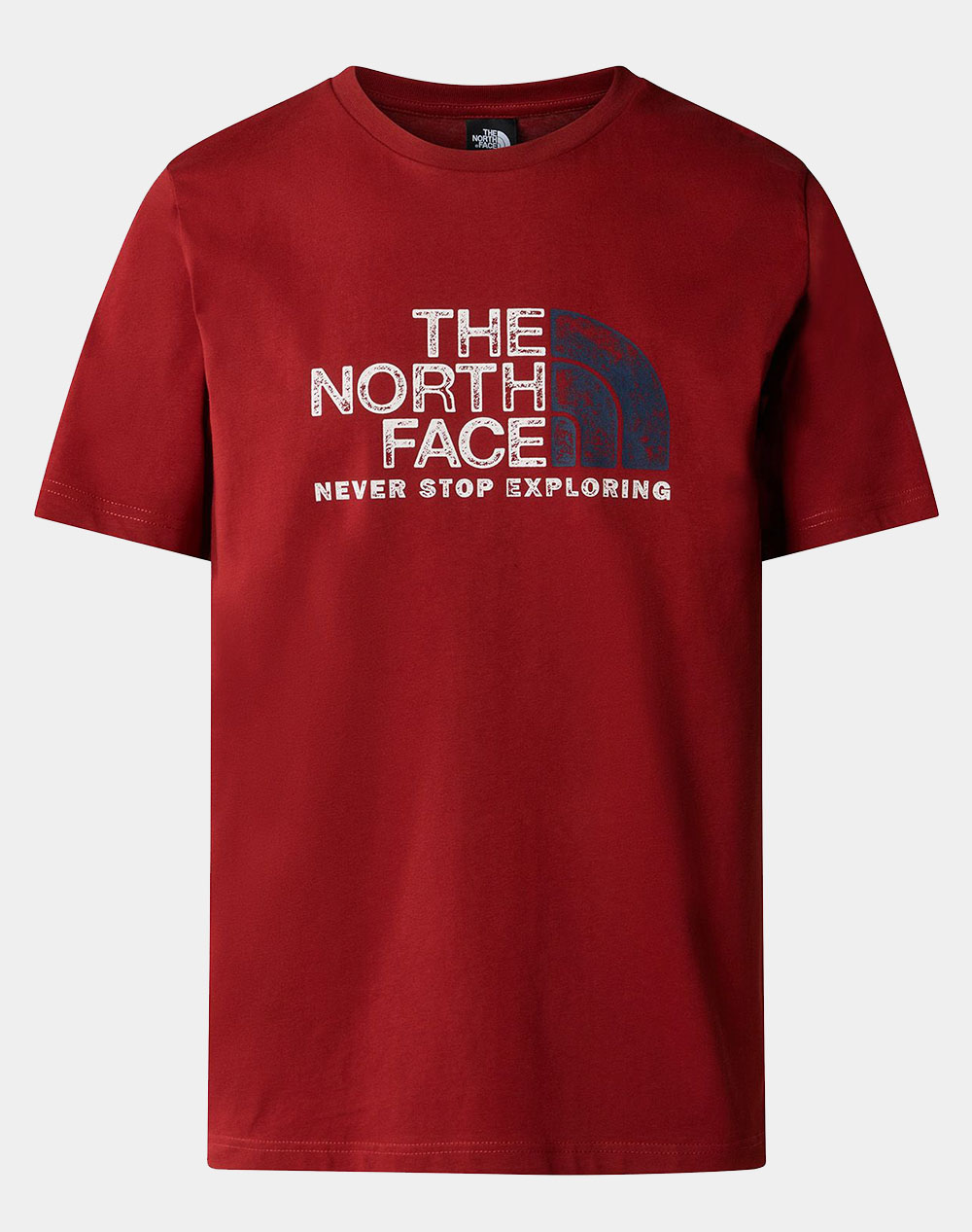 THE NORTH FACE M S/S RUST 2 TEE NF0A87NW-NFPOJ DarkRed