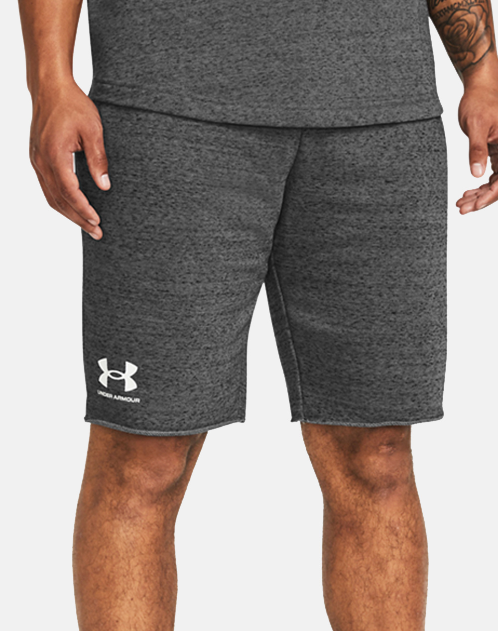 UNDER ARMOUR UA RIVAL TERRY SHORT 1361631-025 Gray 3820AUNDE2300004_XR29404