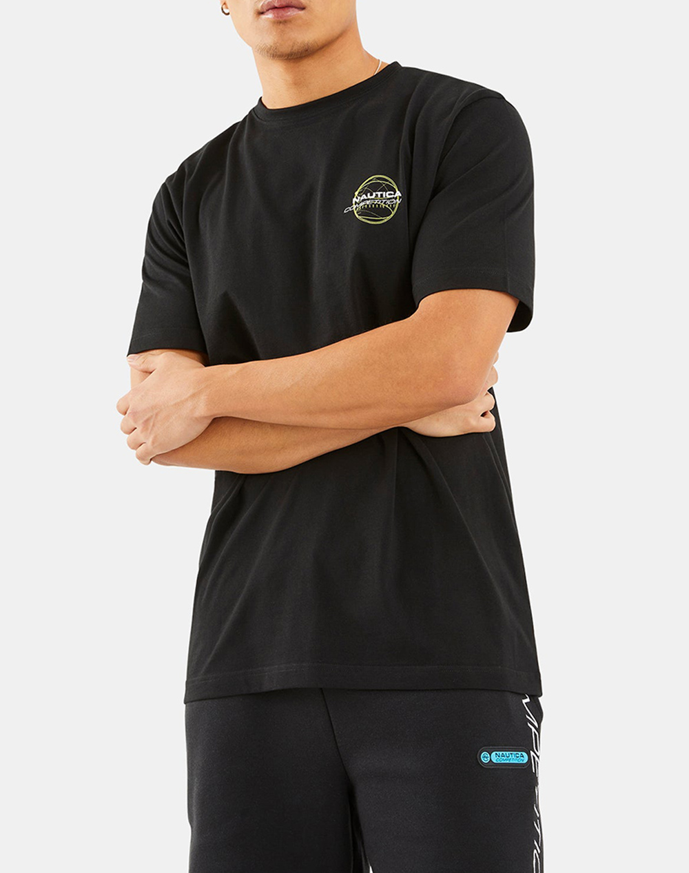 NAUTICA ΜΠΛΟΥΖΑ T-SHIRT ΚΜ Bryce T-Shirt Bryce T-Shirt 3NCN7M01361-011 Black