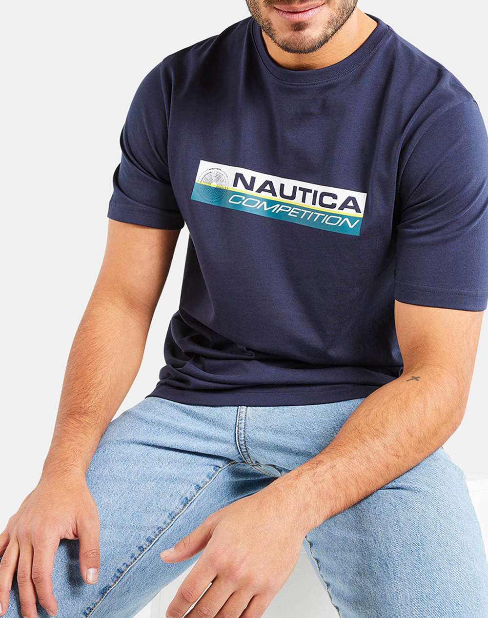 NAUTICA ΜΠΛΟΥΖΑ T-SHIRT ΚΜ Vance T-Shirt Vance T-Shirt 3NCN7M01372-459 DarkBlue